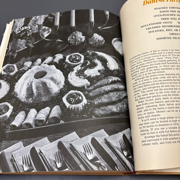Vintage Cook Book Sunset Menu 1969 Hard Cover Parties Holidays Special Occasions - Picture 12 of 14